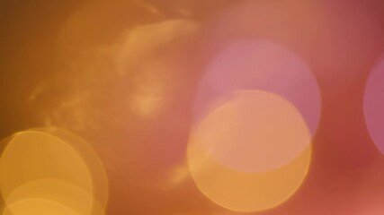 Wall Mural - Abstract light leaks with a soft bokeh effect, gently swirling and expanding, seamlessly looping background, out of focus, reflection