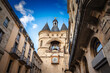 Porte Saint Eloi Gate, also known as Grosse Cloche (Big Bell) in the city center of Bordeaux. This medieval gothic gate is one of the symbols of the older part of the city