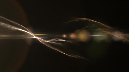 Wall Mural - Abstract lens flare effect with shimmering light streaks, seamlessly looping for backgrounds presentation, clean, digital