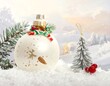 © Somad - Festive winter wonderland adornment with delicate snow decorations