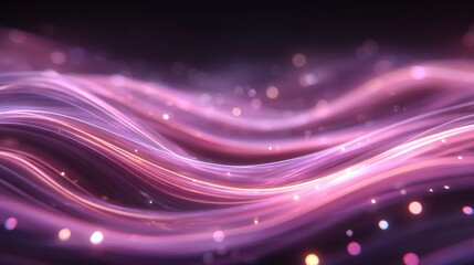 Wall Mural - Vibrant Swirling Pink Waves with Energetic Background Effects