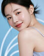 © CoreSelect - 아름다운 미인의 피부관리와 뷰티 메이크업Skin Care and Beauty Makeup of a Beautiful Woman