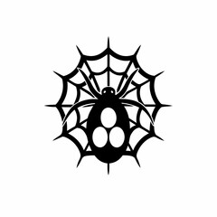 Spider on web, a symbol of fear and arachnophobia
