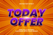 © AlzamAmani - today offer editable text effect for sale