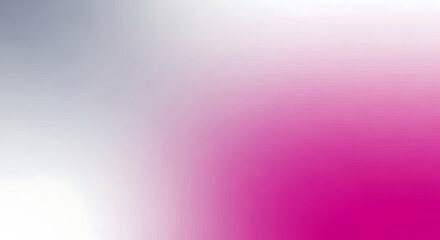 Canvas Print - soft gradient blend of white, grey, and bright pink smooth abstract