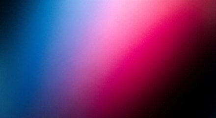 Canvas Print - soft gradient of blue pink and black with light flare abstract background