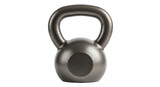 Isolated kettlebell with handle for weightlifting, fitness training and strength exercises
