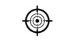 © Maros - Isolated target sight for sniper, aiming scope, precision marksman training target design