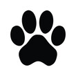 © Mst - Black paw print on a white background ideal for pet lovers