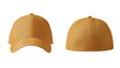 © Graha - Two tan baseball caps, front and back views