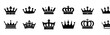 © sangnging - Twelve black crowns of varying styles