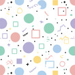 © Tejodi - 파스텔톤 벡터 스타일의 장난기 넘치는 패턴 디자인
