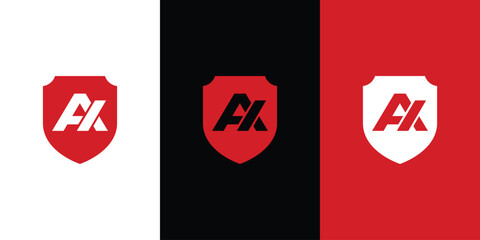 AI secure modern and strong logo design