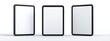 © Ainun - Three blank rectangular displays