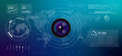 © bakhtiarzein - Global surveillance monitoring and security technology systems futuristic digital dashboard featuring a world map with camera lens observation sophisticated monitoring systems