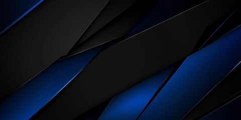 Modern Abstraction with a Contemporary Backdrop and Geometric Art in Dark Blue Layers