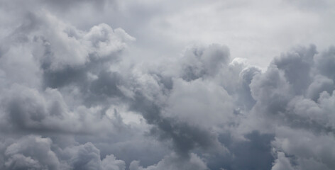 Wall Mural - white grey clouds in sky. clouds background, dramatic grey clouds