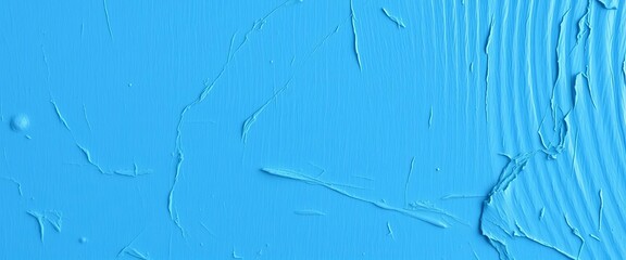 Wall Mural - Close-up of textured blue paint surface, showing brushstrokes and variations in shade,  texture background,  brushstrokes