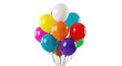 © Sergiu - Isolated bunch of vibrant balloons for birthday party or celebration event decoration.