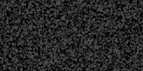 Wall Mural - abstract low polygon cubic black gray black vector poly triangle texture geometric pattern composed 