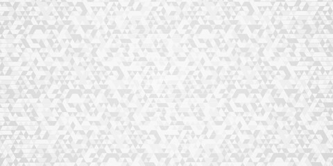 Wall Mural - abstract geometric background vector seamless technology gray and white background. abstract geometr