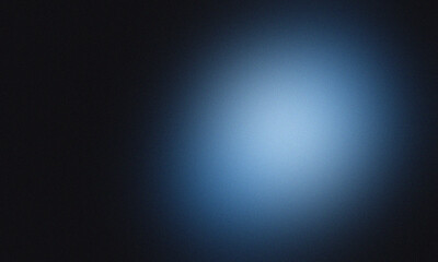 Wall Mural - A soft blue light gradient fading into darkness creating a moody and atmospheric background image