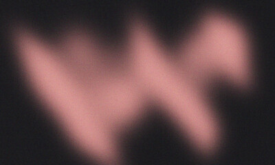 Wall Mural - Abstract blurred light pattern featuring pink hues against a dark background creating a soft glow