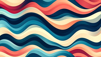 Abstract wavy colorful background