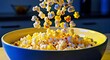 © Irt - A High-Speed Video of Gourmet Popcorn Falling into a Bowl