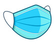 © mariom - surgical face mask icon vector,light blue surgical face mask vector