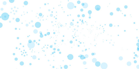 Wall Mural - Blue transparent water drops form a clean, wet pattern on a textured background, reminiscent of rain or underwater bubbles