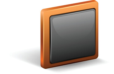 tablet pc on white background