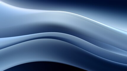 Wall Mural - blue wave with a white background. the wave is very long and has a lot of detail