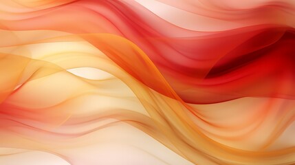 Wall Mural - red and yellow wave pattern. the colors are bright and vibrant, creating a sense of energy and excit