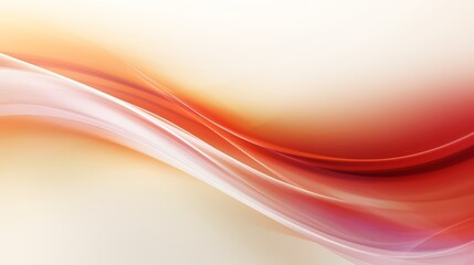 Wall Mural - red and white wave with a white background. the wave is very long and has a lot of detail