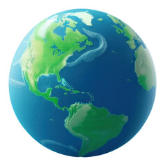Canvas Print - PNG Earth planet space globe.