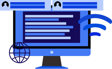  Computer Coding Illustration