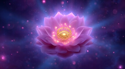 Wall Mural - Abstract background with flower