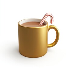 Wall Mural - hot chocolate mug beverage festive.