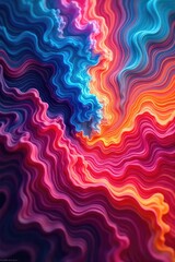 Wall Mural - Vibrant hues morph and swirl, creating an abstract masterpiece of shifting colors and dynamic energy Perfect for design projects needing a bold, transformative feel , spectrum, bold, dynamic