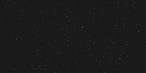 Wall Mural - Stars in space.  Galaxy space background.  Night sky with glowing stars. Dark black background with a speckled texture, resembling a starry night.