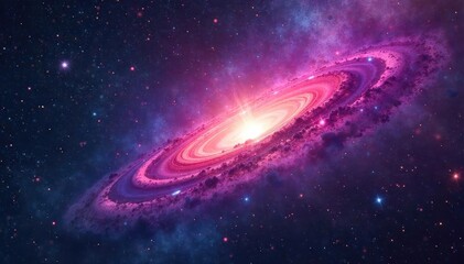 Wall Mural - Stunning vista of a vibrant nebula, swirling cosmic dust, and distant galaxies Perfect for science fiction, fantasy, or astronomy projects High resolution image with incredible detail , nebula, dark