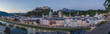 Salzburg - The panorama of old town at morning dusk.