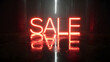 © May - neon sale sign