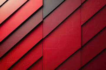 Wall Mural - High Definition Red Background with Subtle Shadows