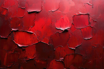 Wall Mural - Elegant Composition Highlighting Red Textured Surface