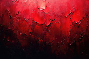 Wall Mural - Artistic Photograph With Sharp Focus On Red Texture