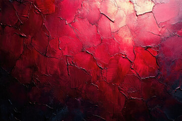 Wall Mural - Vivid Red Field Featuring Subtle Abstract Texture
