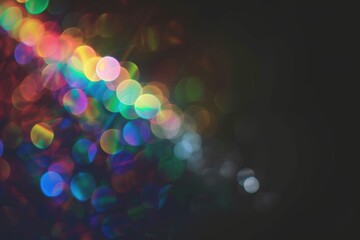 Wall Mural - Rainbow flare light backgrounds pattern.