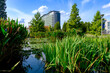 Biblioteca degli Alberi, modern park at Porta Nuova in Milan, Italy